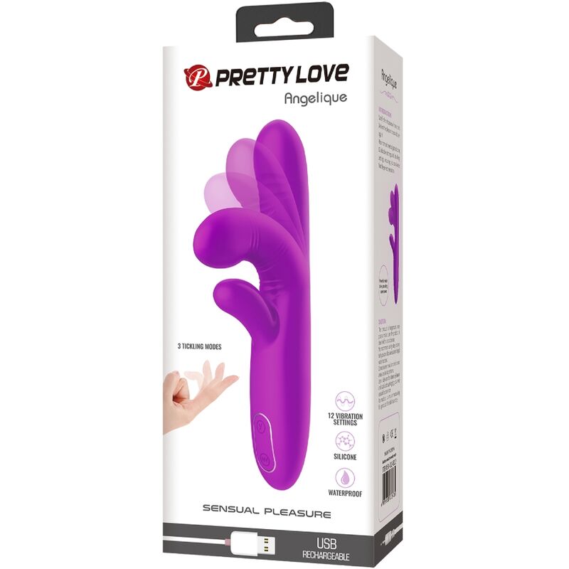 Comprar Pretty Love Angelique Vibrador Multifunción Morado – Estimulación Versátil Con 12 Modos De Vibración-Noxtic