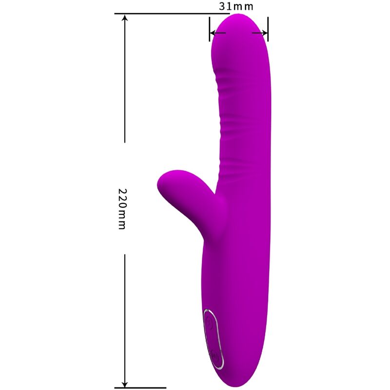 Comprar Pretty Love Angelique Vibrador Multifunción Morado – Estimulación Versátil Con 12 Modos De Vibración-Noxtic