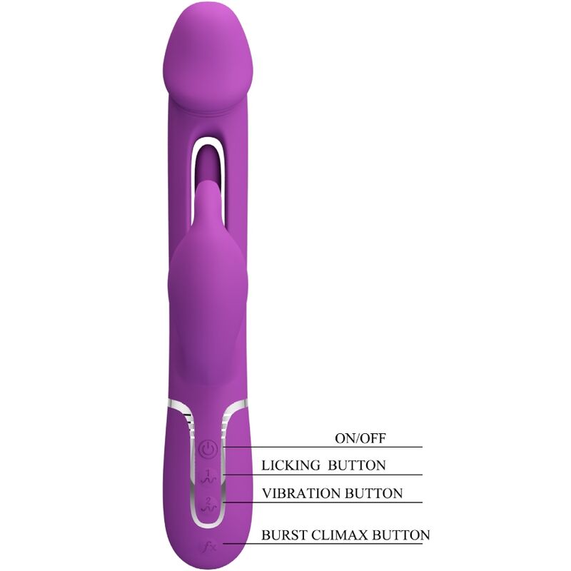 Comprar Pretty Love Kampas Vibrador Rabbit Multifunción – Diseño Ergonómico Con Funcionalidad Versátil-Noxtic