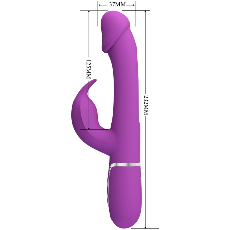 Comprar Pretty Love Kampas Vibrador Rabbit Multifunción – Diseño Ergonómico Con Funcionalidad Versátil-Noxtic