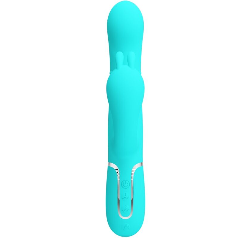 Comprar Pretty Love Cammy Triple Vibrador Rabbit 4 En 1 Azul – Juguete Ergonómico Con Tecnología Avanzada-Noxtic