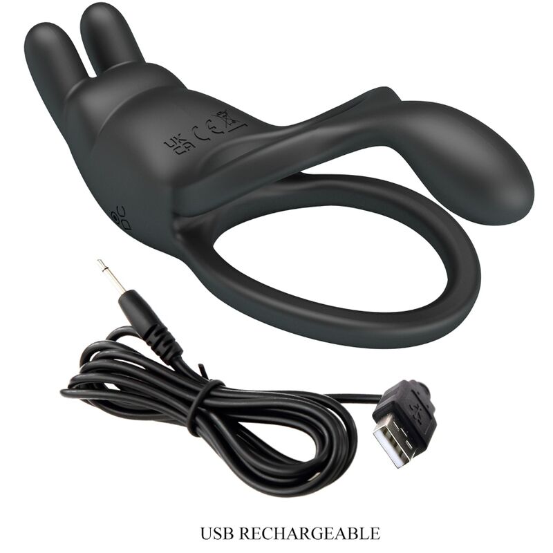 Comprar Pretty Love Seth Doble Anillo Vibrador Rabbit – Diseño Ergonómico Con 7 Modos De Vibración-Noxtic