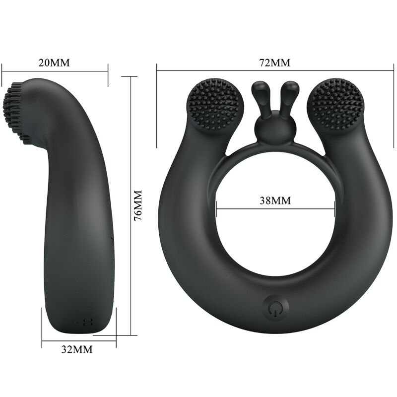 Comprar Pretty Love Dahlia Anillo Vibrador – Estimulador Con 12 Modos De Vibración Para Placer Compartido-Noxtic
