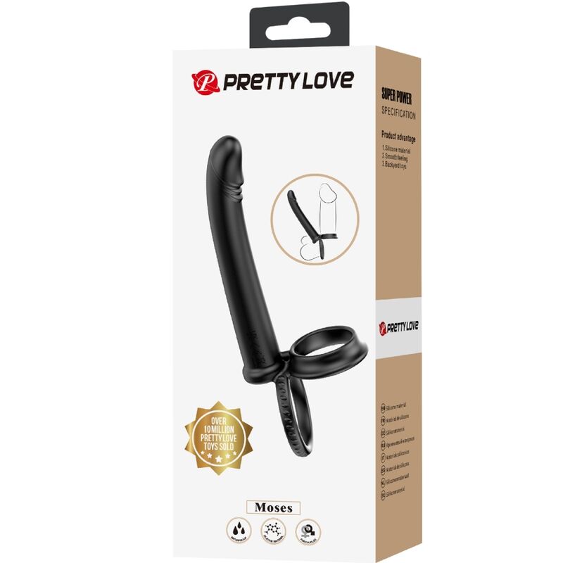 Comprar PRETTY LOVE Anillo Doble – Diseño Innovador Para Placer Compartido-Noxtic