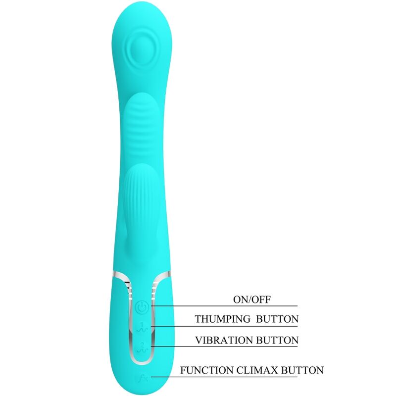 Comprar PRETTY LOVE Shania Triple Vibrador Rabbit – Versatilidad Con 7 Configuraciones De Vibración-Noxtic