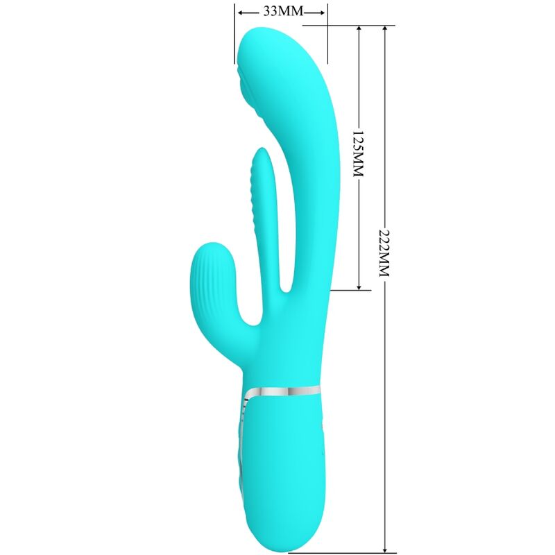 Comprar PRETTY LOVE Shania Triple Vibrador Rabbit – Versatilidad Con 7 Configuraciones De Vibración-Noxtic