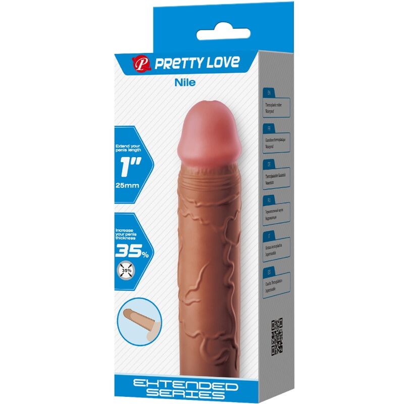 Comprar PRETTY LOVE Nile Funda Con Extensión 2.5 Cm – Diseño Innovador Para Placer Intenso-Noxtic