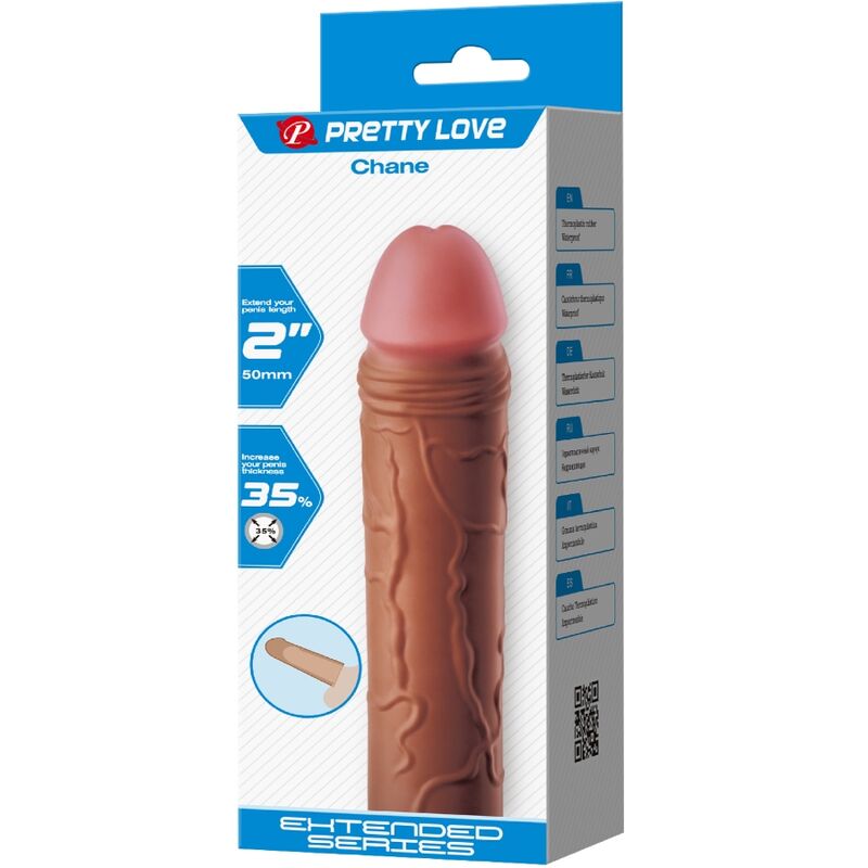 Comprar PRETTY LOVE Chane Funda Con Extensión De 5 CM – Diseño Innovador Para Mayor Placer Intimo-Noxtic