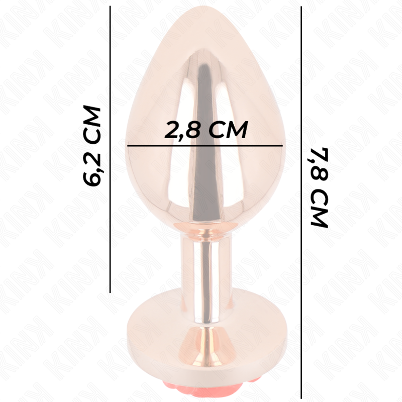 Comprar KINK Plug Anal Oro Rosado S – Juguete Erótico Con Diseño Elegante Para Placer Sensible-Noxtic