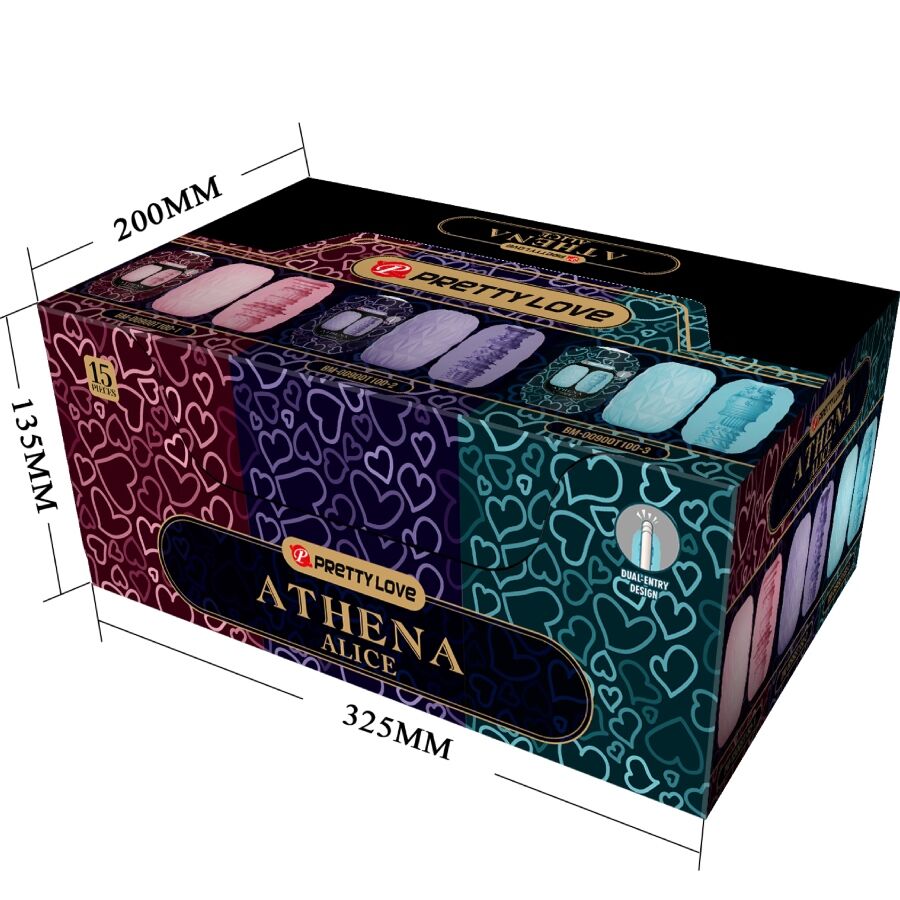 Comprar Pretty Love Athena Alice Pack 15 – Set De Masturbadores Con Texturas Innovadoras Para Placer Único-Noxtic