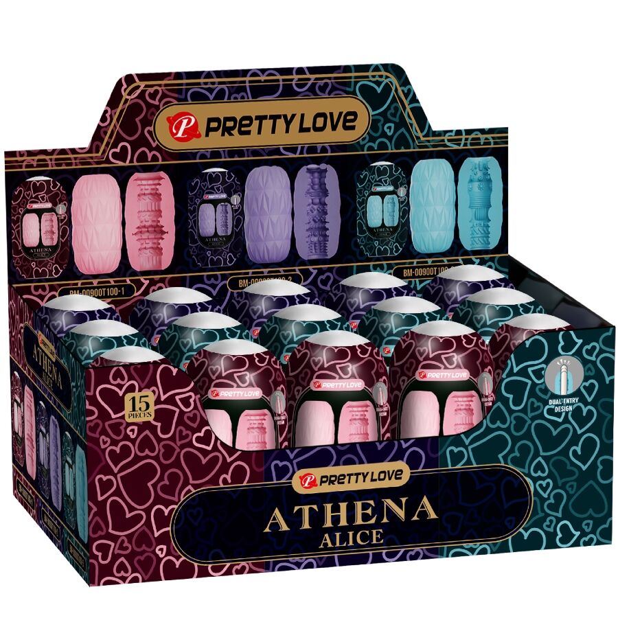 Comprar Pretty Love Athena Alice Pack 15 – Set De Masturbadores Con Texturas Innovadoras Para Placer Único-Noxtic