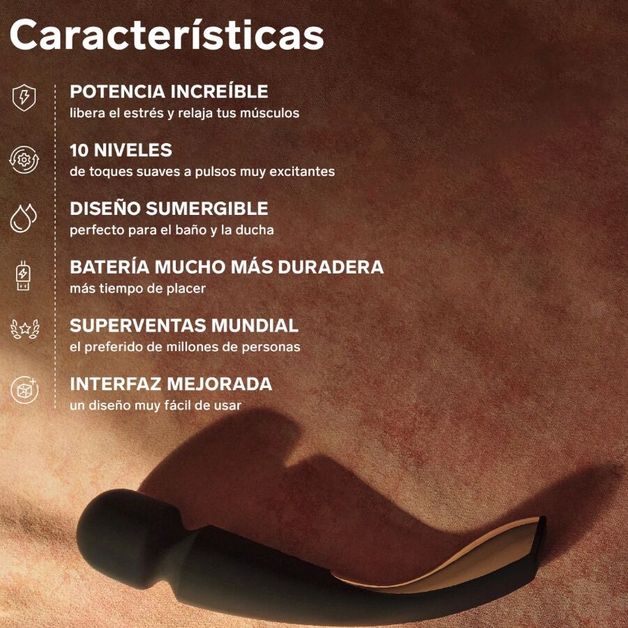 Comprar LELO Smart Wand 2 Verde Agua – Masajeador Con Diseño Ergonómico Para Placer Total-Noxtic