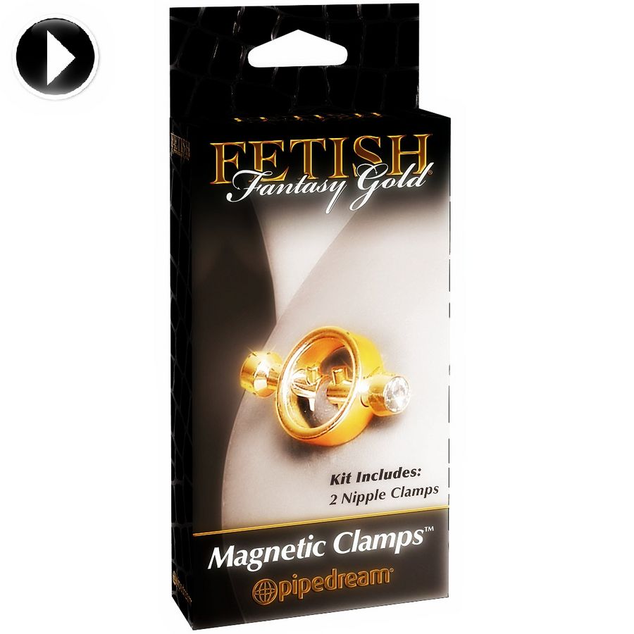 Comprar Fetish Fantasy Gold Pinzas Magnéticas – Diseño Elegante En Acero Pulido De Alta Calidad-Noxtic