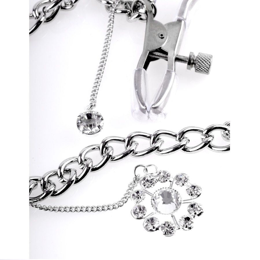 Comprar FETISH FANTASY SERIES Pinzas Con Cadena – Accesorio Elegante Para Nuevas Sensaciones-Noxtic