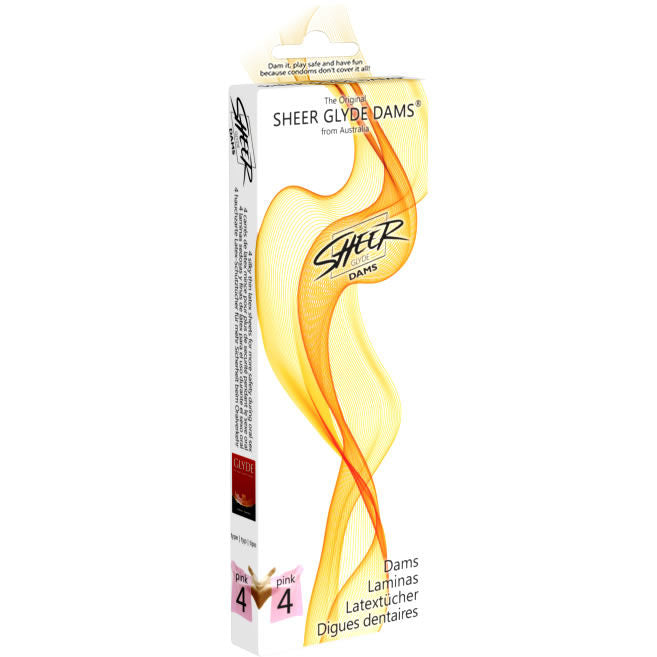 Comprar SHEER GLYDE Dams Láminas Latex Fresa – Barrera Segura Para Nuevas Sensaciones-Noxtic