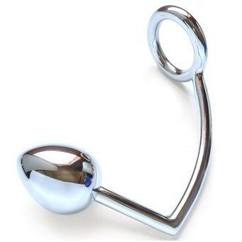 Comprar METAL HARD Anillo Con Gancho 40mm – Diseño Ergonómico Para Placer Aumentado-Noxtic
