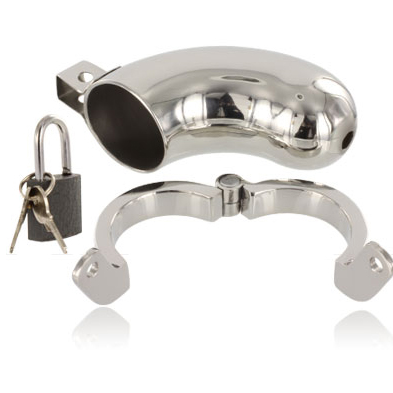 Comprar METAL HARD Anillo Castidad Brig – Cinturón Metálico Con Diseño Sencillo Y Seguro-Noxtic