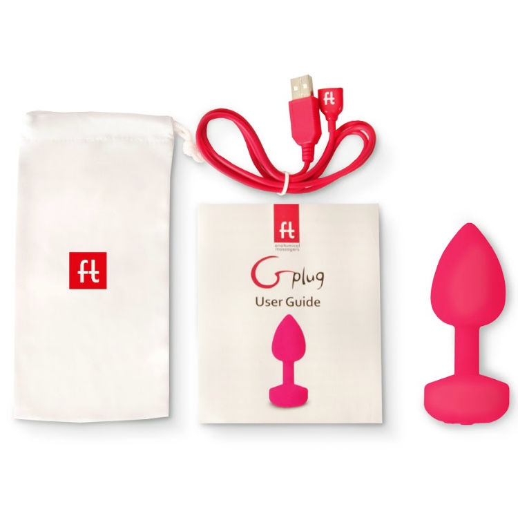 Comprar Funtoys Gplug Small Rosa Neón – Plug Anal Recargable Con Diseño Compacto Para Sensaciones Únicas-Noxtic