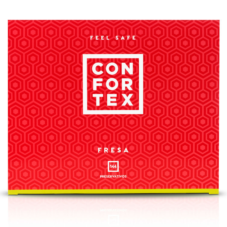 Comprar CONFORTEX Preservativos Fresa Caja 144 Uds – Experiencia Segura Y Placentera Con Sabor A Fresa-PRESERVATIVOS-Noxtic