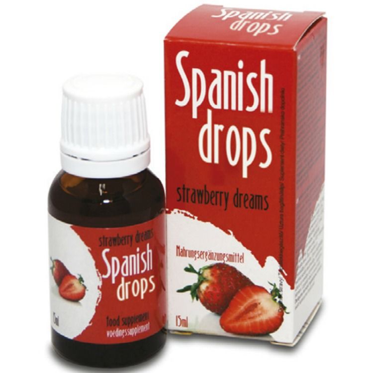 Comprar COBECO Spanish Fly Strawberry Dreams 15 Ml – Gotas Estimulantes Con Sabor A Frutas Para Momentos Especiales-Noxtic