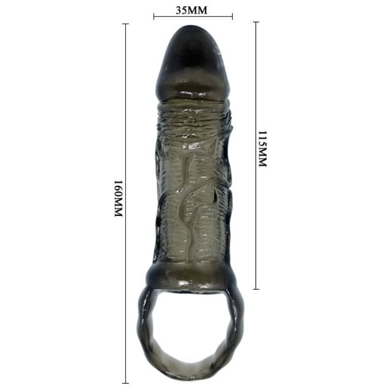 Comprar BAILE Funda Extensora Con Strap Para Testículos 11.5 cm – Aumento De Grosor Y Longitud Para Mayor Placer-Noxtic