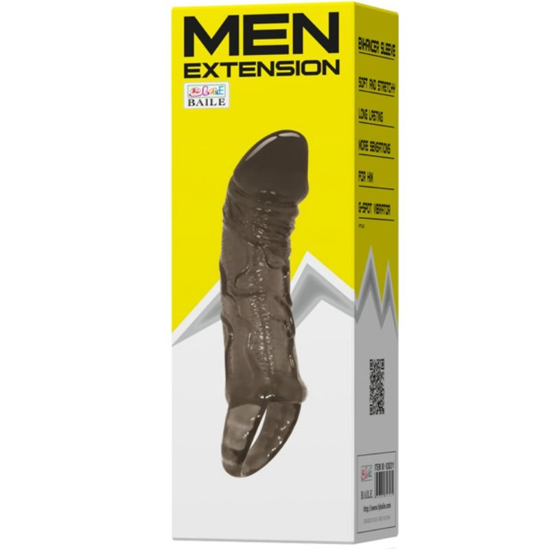 Comprar BAILE Funda Extensora Con Strap Para Testículos 11.5 cm – Aumento De Grosor Y Longitud Para Mayor Placer-Noxtic