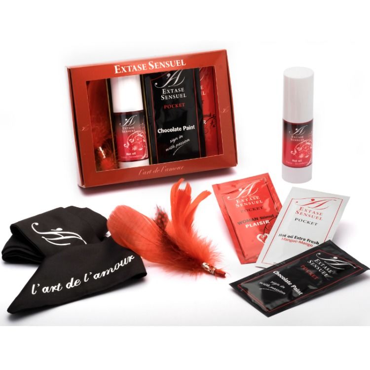 Comprar Extase Sensual Cofre De Viaje – Aceite Con Efecto Calor Y Sabor Para Placer Intenso-Noxtic