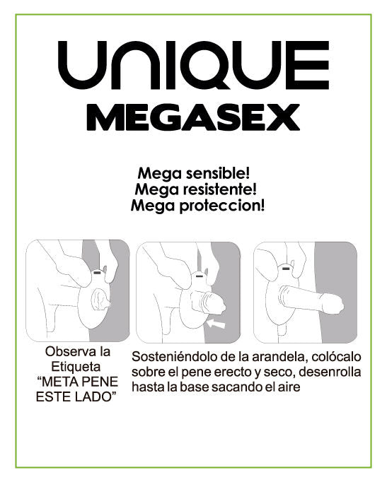 Comprar UNIQ Megasex Preservativos Sensitivos Sin Látex – Placer Sin Límites Para Nuevas Sensaciones-PRESERVATIVOS-Noxtic
