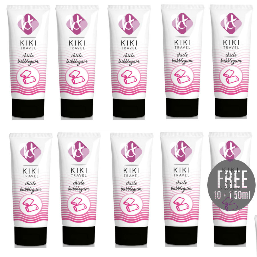 Comprar KIKÍ Travel Lubricante Sabor A Chicle 50ml – Tacto Sedoso Con Sabor Único Para Máxima Comodidad-Noxtic