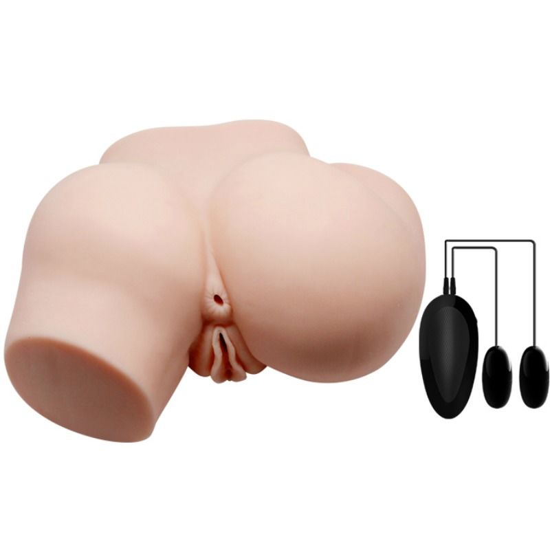 CRAZY BULL - REALISTIC VAGINA AND ANUS BUTTER WITH VIBRATION