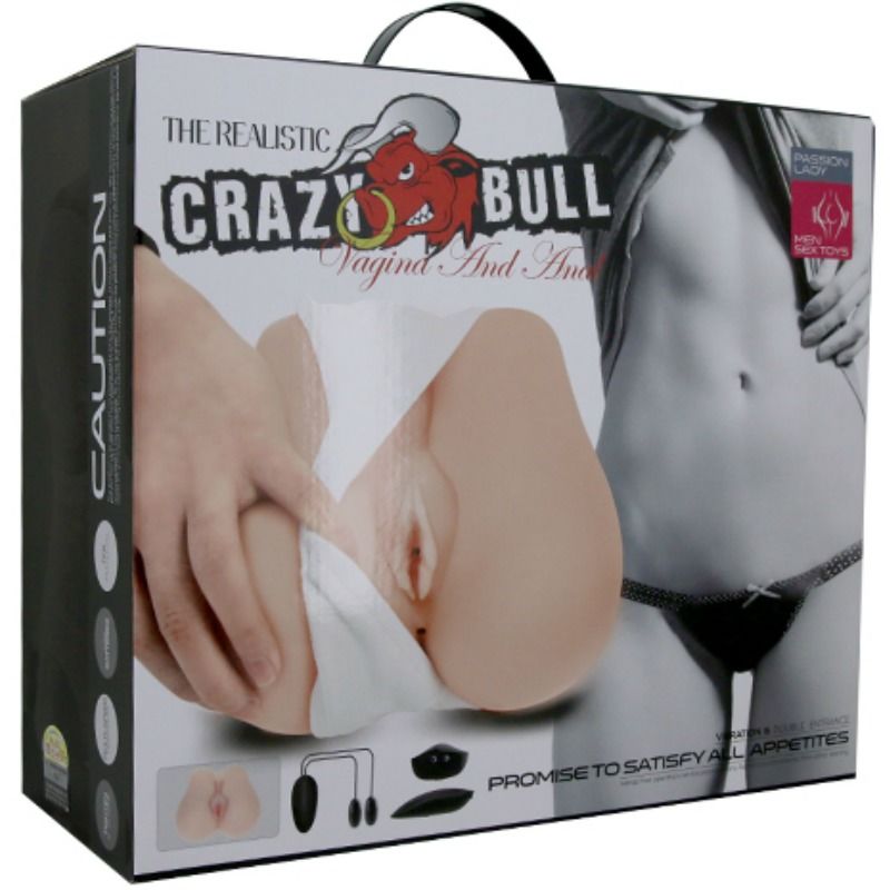 Comprar CRAZY BULL Busto Realista Con Vibración – Materiales De Alta Calidad Para Experiencia Sensacional-Noxtic