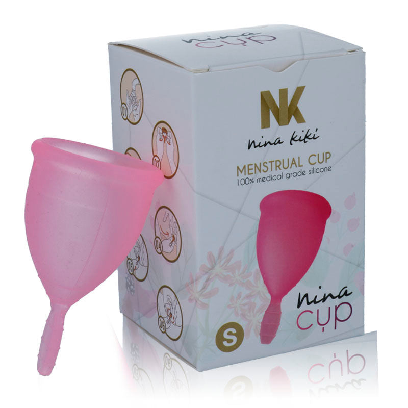 Comprar NINA KIKÍ Copa Menstrual Rosa Talla S – Silicona Ecológica Para Uso Diario Con Comodidad Prolongada-Noxtic