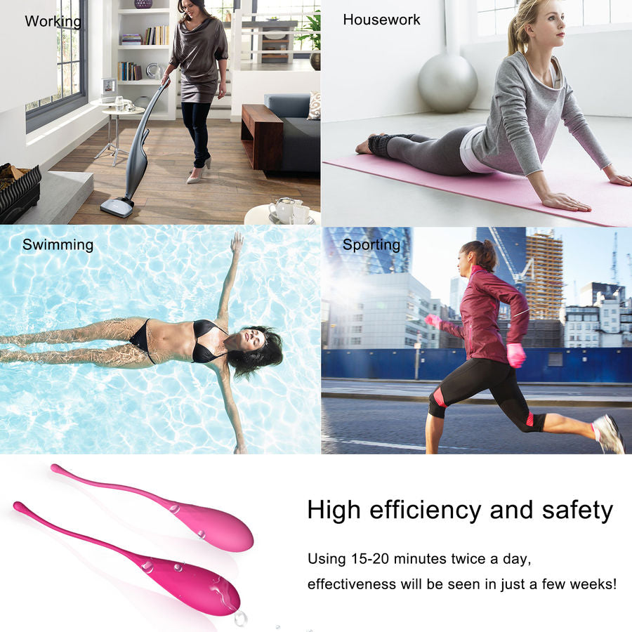 Comprar LESLIE Kegel Fit Entregador Suelo Pélvico – Entrenador Con Seis Pesos Para Fortalecimiento Personalizado-Noxtic