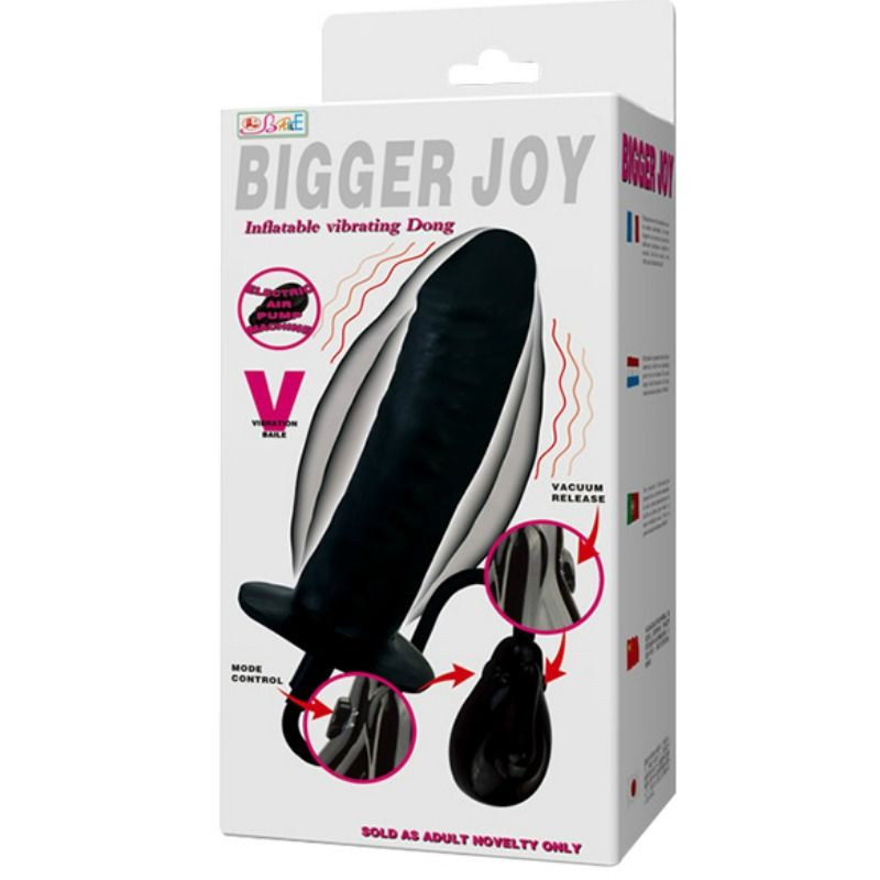 Comprar BAILE Bigger Joy Dildo Hinchable – Dildo Inflable Con Vibración Para Nuevas Sensaciones-Noxtic