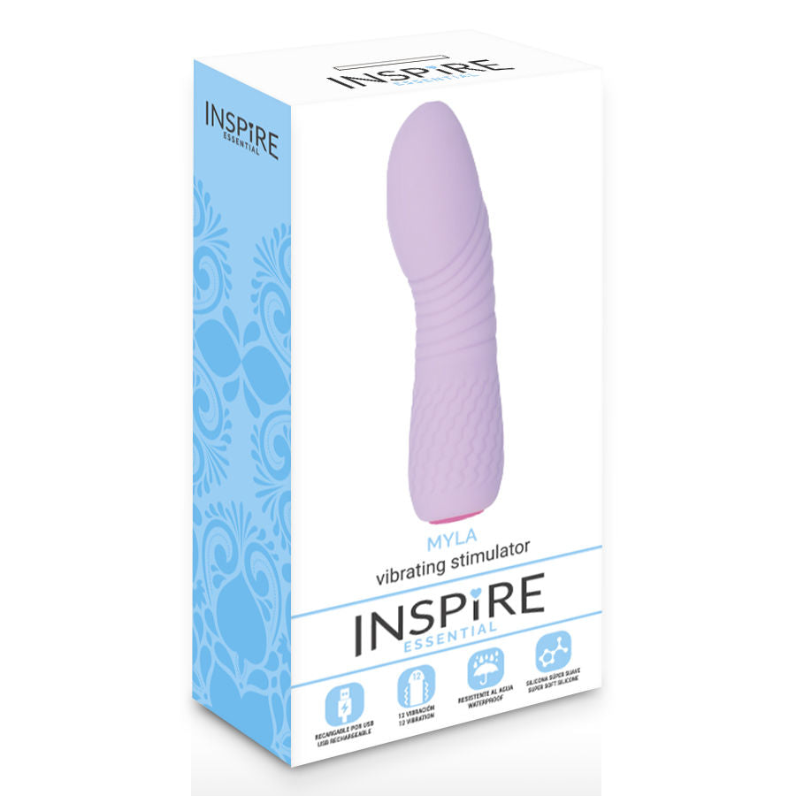 Comprar INSPIRE ESSENTIAL Myla Vibrador Lila Claro – Vibrador Recargable Con Diseño Elegante Y Funcional-Noxtic