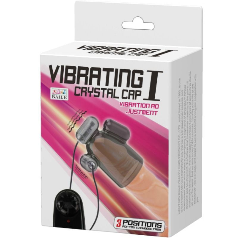 Comprar BAILE Funda Vibradora Vibrating Crystal Cap I – Estimulador Interno Con Balas Vibrantes Para Sensaciones Mejoradas-Noxtic