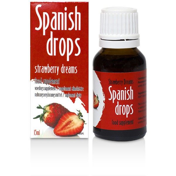 Comprar COBECO Spanish Fly Strawberry Dreams 15 Ml – Gotas Estimulantes Con Sabor A Frutas Para Momentos Especiales-Noxtic