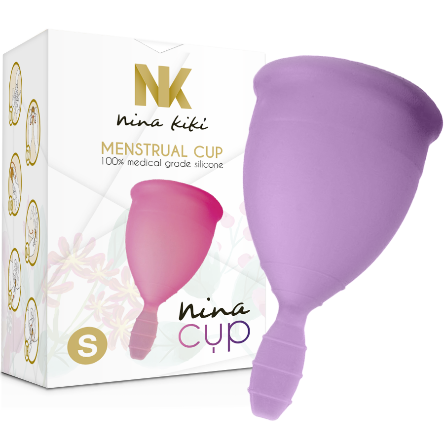Comprar Nina Kikí Copa Menstrual Lila Talla S – Silicona Ecológica Con Uso Prolongado Hasta 12 Horas-Noxtic