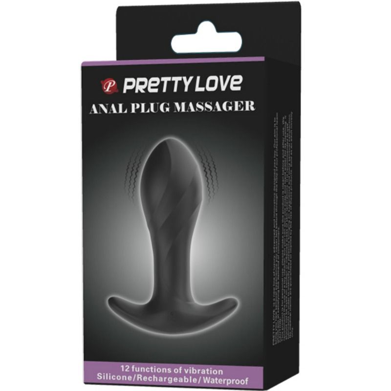 Comprar PRETTY LOVE Vibrador Anal Negro – Diseño Elegante Para Exploración Sensual-Noxtic