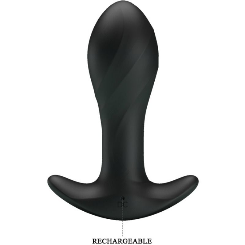 Comprar PRETTY LOVE Vibrador Anal Negro – Diseño Elegante Para Exploración Sensual-Noxtic
