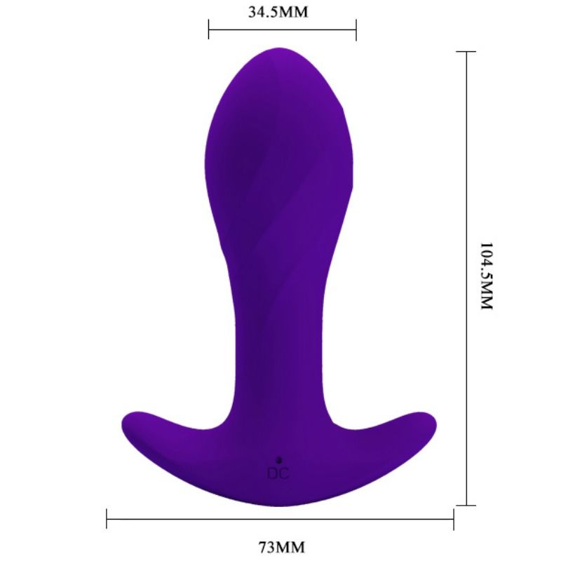 Comprar PRETTY LOVE Vibrador Anal Lila – Juguete Erótico Con 12 Funciones De Vibración Potente-Noxtic