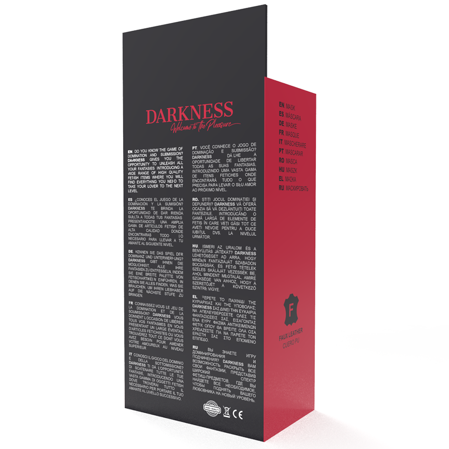 Comprar DARKNESS Máscara Antifaz Negro – Diseño Ajustable Para Una Oscuridad Confortable-Noxtic