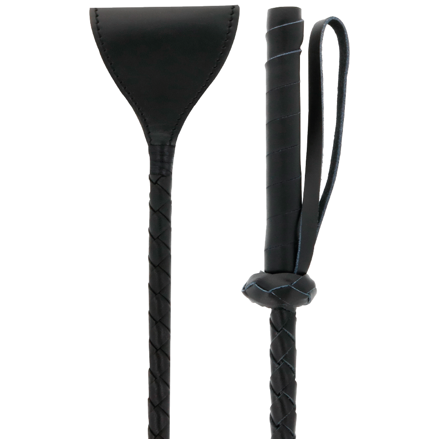 Comprar DARKNESS Fusta Azotadora Negra – Diseño Elegante Para Juegos Fetichistas Sensuales-Noxtic