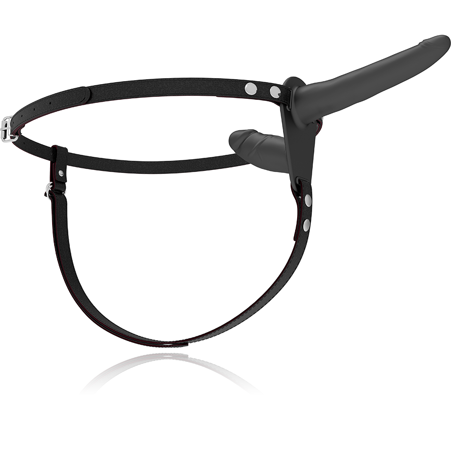 Comprar FETISH Arnés Doble Ajustable – Silicona Hipoalergénica Con Tacto Sedoso-Noxtic