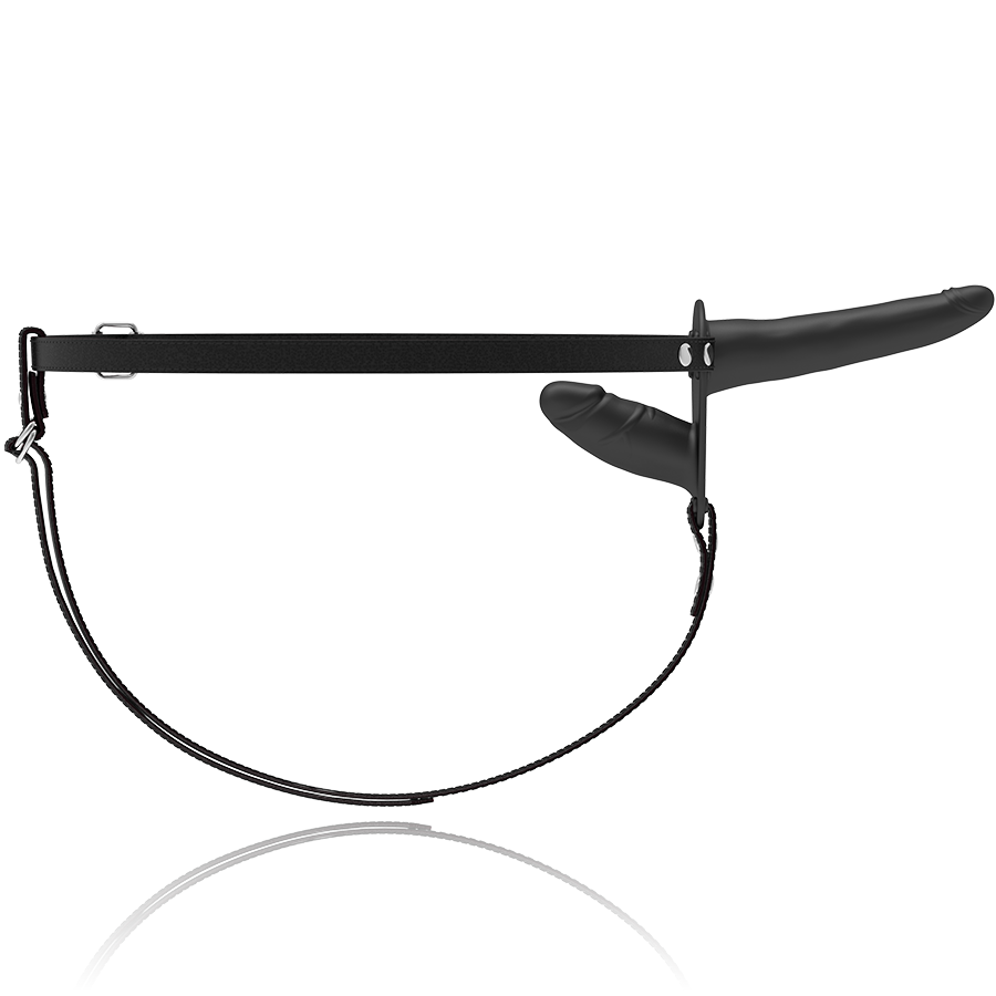 Comprar FETISH Arnés Doble Ajustable – Silicona Hipoalergénica Con Tacto Sedoso-Noxtic