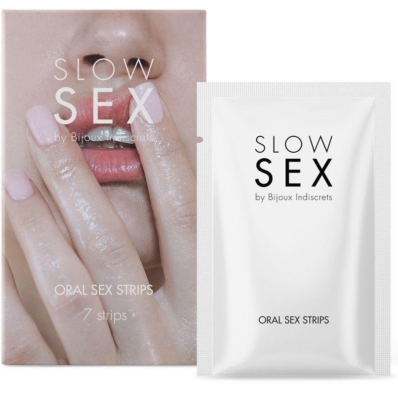 Comprar BIJOUX Slow Sex Tiras Saborizadas – Cosmética Erótica Para Un Placer Diferente-Noxtic