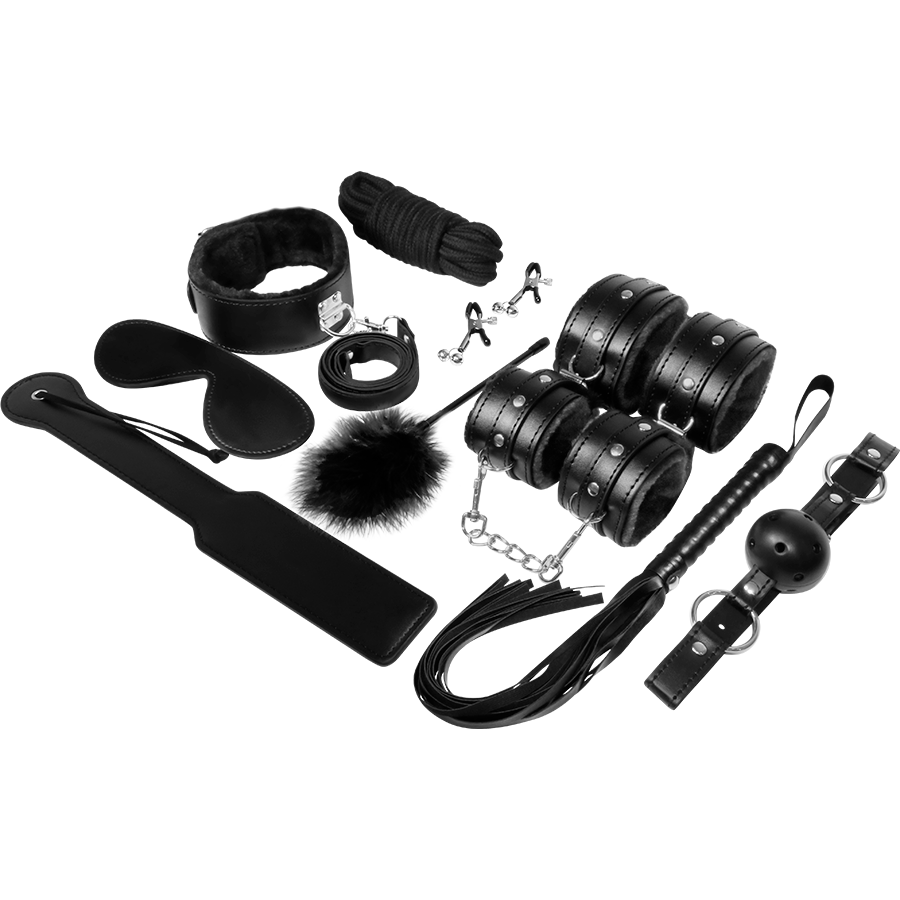 Comprar EXPERIENCE BDSM Fetish Kit Serie Black – Kit Completo Para Explorar Nuevas Sensaciones-Noxtic