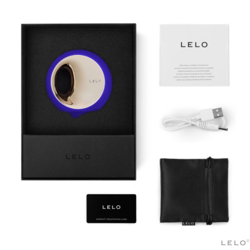 Comprar LELO ORA 3 Midnight Azul – Estimulador Con Diseño Elegante Para Placer Sensorial-Noxtic
