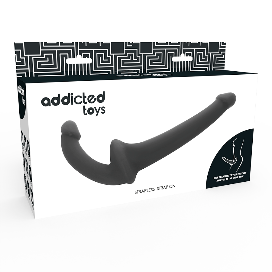 Comprar ADDICTED TOYS Dildo Sin Arnés Negro – Consolador Innovador Para Placer Sin Interrupciones-Noxtic