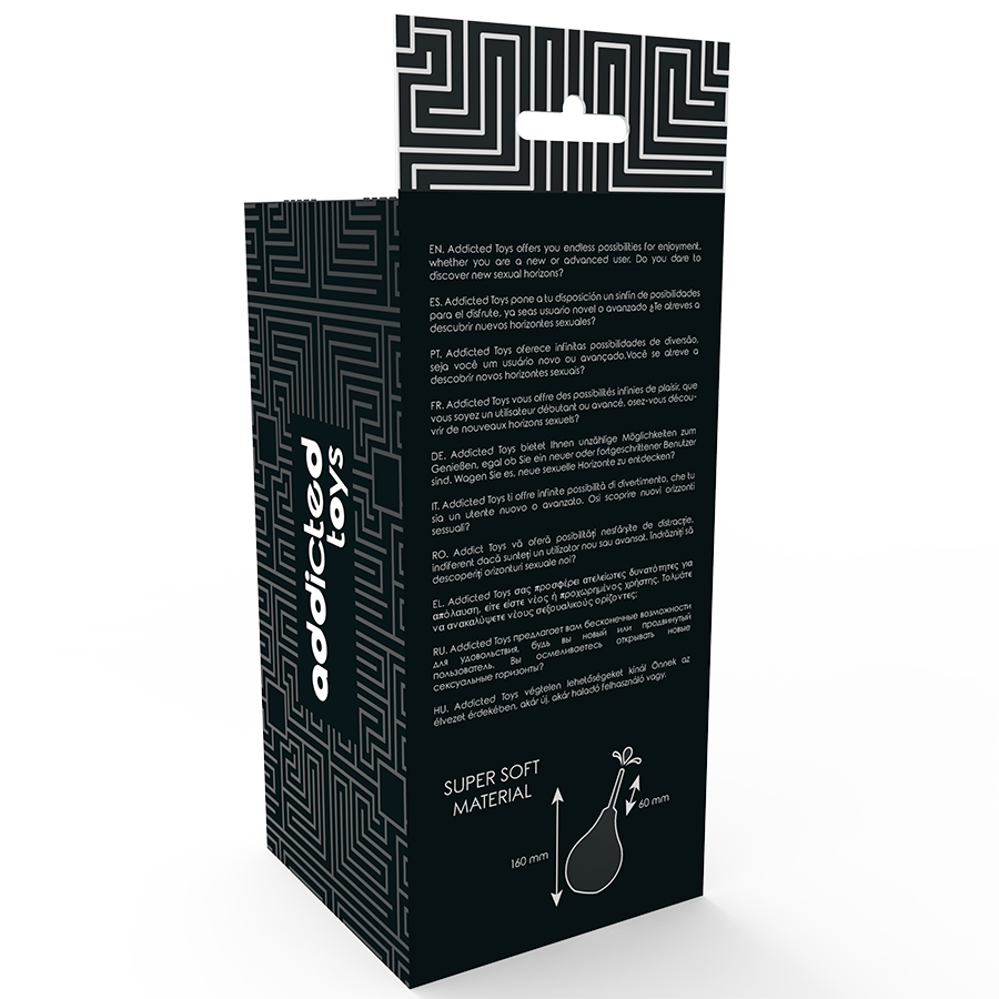 Comprar ADDICTED TOYS Limpiador Anal Negro – Diseño Elegante Para Exploración Segura-Noxtic
